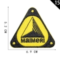 Triangle Maimeri mountain embroidery patch in yellow and black with size dimensions - Triangle Mountain Style (15)