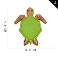 Cartoon green origami turtle embroidery patch for DIY clothing accessories decoration - Turtle Style (H)