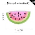 Watermelon slice embroidery patch 3.4x1.8cm without adhesive backing for DIY clothing - Watermelon 11