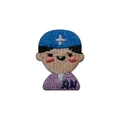 Self-adhesive cartoon nurse embroidery patch with RN lettering for clothing repair - Cartoon Medical Angel