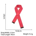 DIY red cotton canvas luggage strap with snap button and metal tips, 2.5cm width - Red Folded Strap (04)