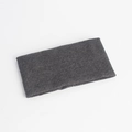 Detail of dark grey ribbed knit headband showing the textured elastic vertical stripe fabric - Dark Gray