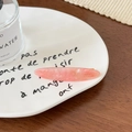 Détail de la barrette en acétate rose marbré avec pince dorée sur platine blanche - Pince À Bec De Canard Ovale / Rose