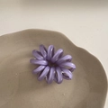 Élastique à cheveux spirale lilas pastel style cordon de téléphone pour femme - Violet Taro