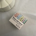 Strong elastic candy color twisted hair ties set in pastel shades with minimalist box - Colorful Braided