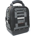 Sac à outils multifonctionnel robuste avec base étanche et poignée en caoutchouc durable - 35.6 Longueur x 30.5 Largeur x 35.6 Hauteur / Noir et Gris