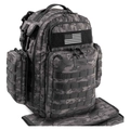 Taktischer Tarn-Rucksack mit MOLLE-System und klappbarer wasserdichter Outdoor-Matte - 46*35*23.2CM / Tarnfarben