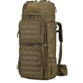 Taktischer Outdoor-Rucksack in Coyote Brown mit MOLLE-System und großem Fassungsvermögen - Normal / Braun