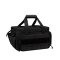 Borsa tattica porta attrezzi in nylon nero con sistema MOLLE e maniglie imbottite - Nero