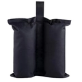 Sac de sable noir robuste pour la stabilité des tentes et le support de trépieds - 45x40cm / Noir