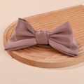 Elegante pinza para el pelo en raso rosa empolvado con capas escalonadas - Rosa Loto