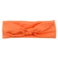 Fascia elastica arancione brillante con orecchie da coniglio per bambini in maglia morbida - 25# Arancione Brillante