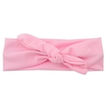 Fascia elastica rosa chiaro con orecchie da coniglio per neonati in morbido tessuto - 43# Rosa