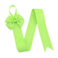 Organizzatore per fiocchi capelli verde neon per bambine con pratico anello da appendere - Verde Brillante (20)