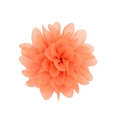 3D handmade orange pink chiffon flower hair clip accessory for girls and children - Orange Pink (9)