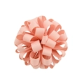 Chouchou rose en ruban gros-grain en forme de boule, haute élasticité pour filles - Style rose(8)