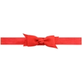 Handmade red grosgrain ribbon bow headband for babies and toddler girls photography - Red (12#)