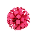 Élastique à cheveux fleur en ruban gros-grain rose fuchsia pour enfants et femmes - Style Rose Bonbon (14)