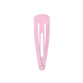 Pink matte finish water drop metal BB hair clip for children's styling and accessories - Pink