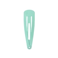 Matte mint green waterdrop BB hair clip with a smooth frosted finish for kids - Mint Green