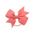 Détail du nœud rose en ruban gros-grain avec texture antidérapante de haute densité - Rose Corail (15)