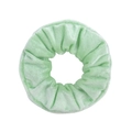Large mint green velvet scrunchie with soft texture and durable elastic band - Mint Green(19)
