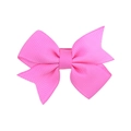Detailed macro view of high-quality pink grosgrain ribbon bow with elegant texture - Peach (28)