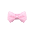 Detailed view of 3cm pink grosgrain ribbon bow with fine ribbed texture for hair clips - Pink (11)