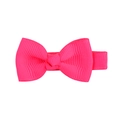 Lazo para el pelo de cinta de falla magenta hecho a mano para niñas - Rosa Fucsia (30)