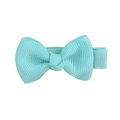 Pinza para el pelo hecha a mano con lazo de cinta de grosgrain verde menta para niños - Verde Menta (34)