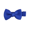 Pinza para el pelo infantil con lazo de cinta de falla en color azul real hecho a mano - Azul Zafiro (37)