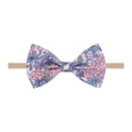 Bandeau bébé avec nœud à fleurs et cordon élastique en nylon tons rose et bleu - Style Floral Multicolore Mixte (15)
