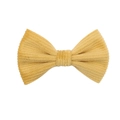 Ginger yellow corduroy bow accessory for children's hair clips with striped texture - Yellow Bow (20)