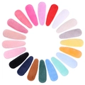 Morandi colored plush drop-shaped BB hair clips for girls in various vibrant colors - Mixed Colors