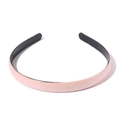 Dettaglio del cerchietto rosa glitterato con denti antiscivolo su sfondo bianco - Rosa (1)