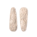 Floral embroidered BB hair clips in cream fabric with delicate daisy pattern set of two - Light Apricot Handmade Embroidery (8)