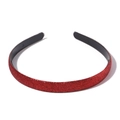 Serre-tête rouge pailleté pour enfants avec dégradé brillant et dents antidérapantes - Style Rouge (9)