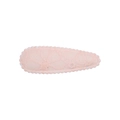 Fermaglio per capelli in pizzo rosa a forma di goccia con ricamo floreale - Stile Ricamo Pizzo Rosa (4)