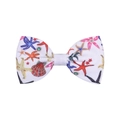 Barrette nœud pour enfants avec imprimé étoiles de mer et coquillages colorés - Style Vie Marine (1)