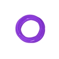 Coleteros elásticos de color morado brillante para niñas hechos de tejido elástico - Morado