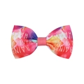 Barrette à cheveux avec nœud arc-en-ciel et texte Rainbows Make Me Happy - Style Slogan Rainbow Happy (11)