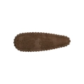 Vintage brown floral lace BB hair clip with elegant scalloped edges for women - Brown Lace Scalloped Style (48)