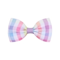 Barrette à cheveux à carreaux arc-en-ciel pour filles en ruban gros-grain - Style Carreau Coloré (17)