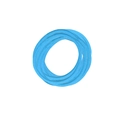 High elasticity bright blue braided hair tie set for girls with durable woven texture - 50 Pieces / Blue