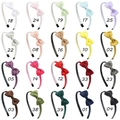 Collection of 20 colors grosgrain ribbon bow headbands for girls with non-slip tooth design - 20 Colors Mixed(5138069094065)