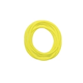 Set of bright fluorescent yellow high-elasticity hair ties for kids with woven texture - 50 Pieces / Neon Yellow