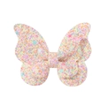 Glitzernde mehrfarbige Pailletten-Schmetterling-Haarklammer mit Doppelschicht-Design - Schmetterling Farbverlauf Pailletten Stil (48)