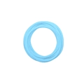 Elastic candy-colored hair tie in sky blue with high-stretch textured fabric - 50 Pieces / Sky Blue