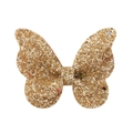 Glitzernde goldene Schmetterlings-Haarspange für Kinder mit bunten Stern-Pailletten - Schmetterling Farbverlauf Pailletten Stil (56)