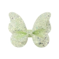 Glitzernde mintgrüne Schmetterlings-Haarspange mit Pailletten für Mädchen - Schmetterling Farbverlauf Pailletten Stil (25)